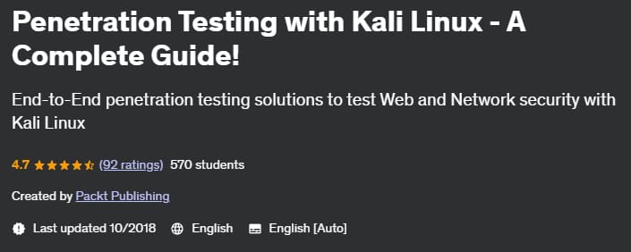 Penetration Testing with Kali Linux - A Complete Guide!