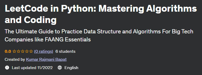 LeetCode in Python: Mastering Algorithms and Coding 