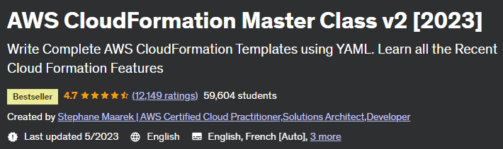 AWS CloudFormation Master Class v2 (2023)