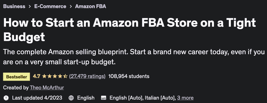 How to Start an Amazon FBA Store on a Tight Budget