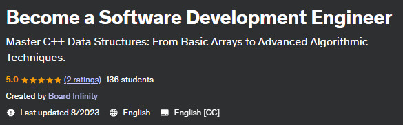 Become a Software Development Engineer