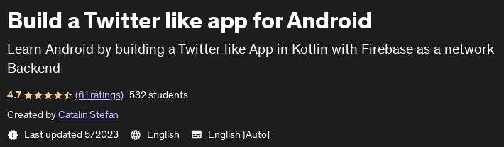 Build a Twitter-like app for Android