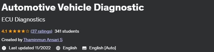 Automotive Vehicle Diagnostics