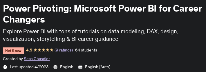 Power Pivoting: Microsoft Power BI for Career Changers