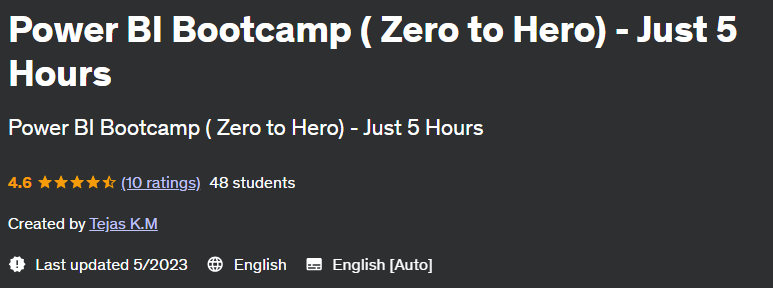 Power BI Bootcamp (Zero to Hero) - Just 5 Hours