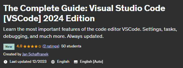 The Complete Guide: Visual Studio Code (VSCode) 2024 Edition