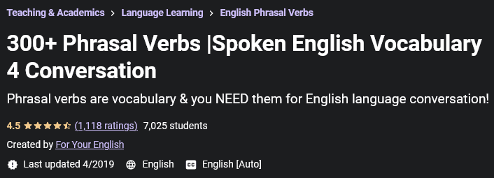 300+ Phrasal Verbs | Spoken English Vocabulary 4 Conversation