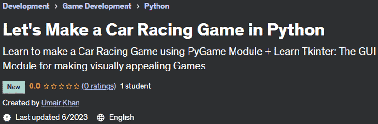Let's Make a Car Racing Game in Python 