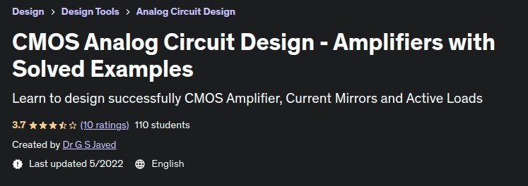 CMOS Analog Circuit Design - Amplifiers with Solved Examples