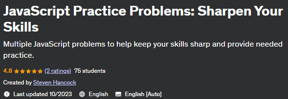 JavaScript Practice Problems: Sharpen Your Skills
