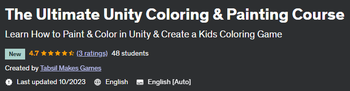 The Ultimate Unity Coloring & Painting Course