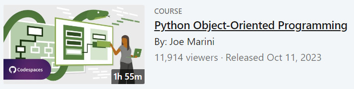 Python Object-Oriented Programming