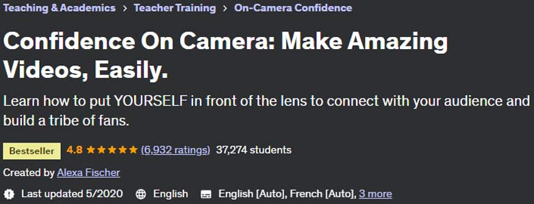 Confidence On Camera: Make Amazing Videos, Easily.