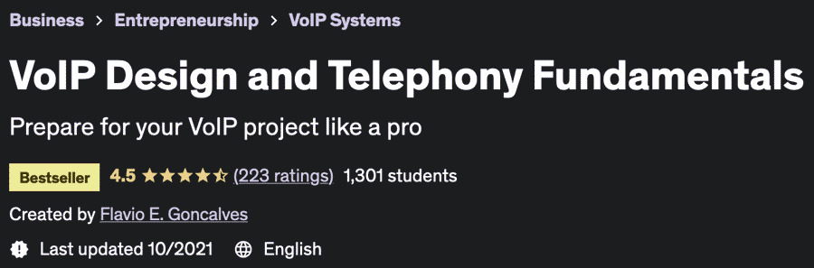 VoIP Design and Telephony Fundamentals