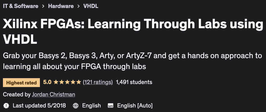 Xilinx FPGAs: Learning Through Labs using VHDL