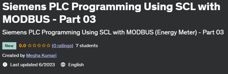 Siemens PLC Programming Using SCL with MODBUS - Part 03 