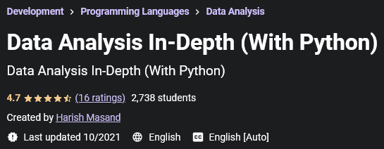 In-Depth Data Analysis (With Python) 