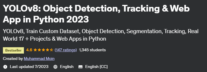 YOLOv8_ Object Detection, Tracking & Web App in Python 2023