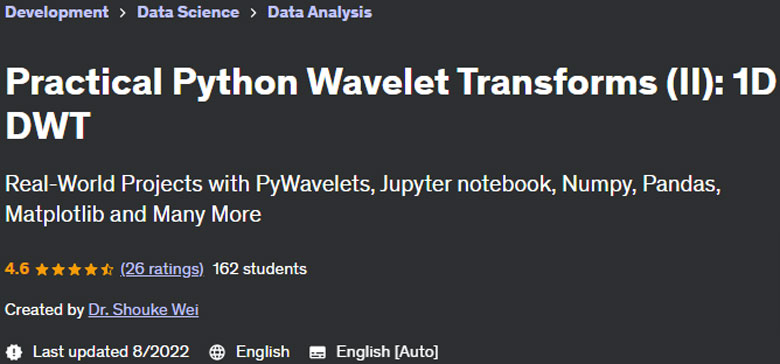 Practical Python Wavelet Transforms (II): 1D DWT