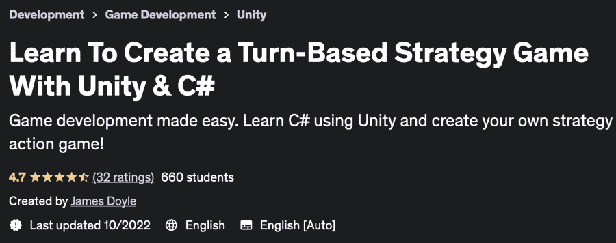 Learn To Create a Turn-Based Strategy Game With Unity & C#