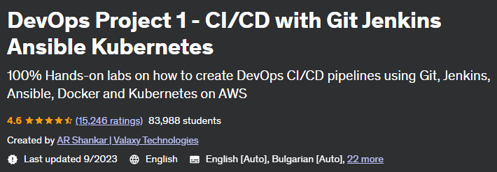 DevOps Project 1 - CI_CD with Git Jenkins Ansible Kubernetes