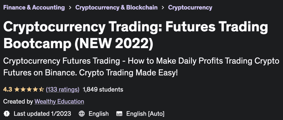 Cryptocurrency Trading: Futures Trading Bootcamp