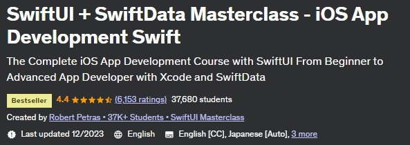 SwiftUI + SwiftData Masterclass - iOS App Development Swift