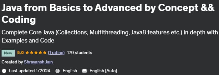 Java from Basics to Advanced by Concept && Coding