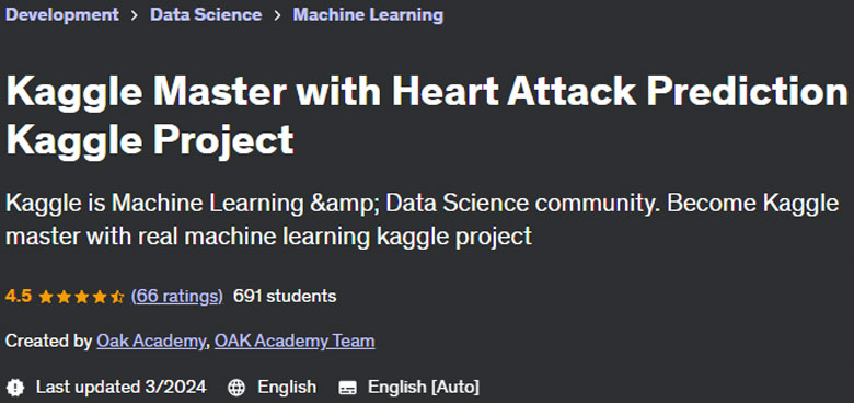 Kaggle Master with Heart Attack Prediction Kaggle Project