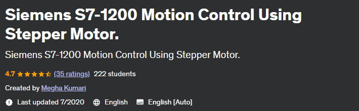 Siemens S7-1200 Motion Control Using Stepper Motor.