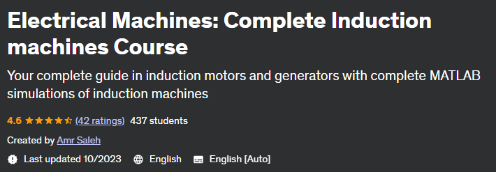 Electrical Machines_ Complete Induction machines Course