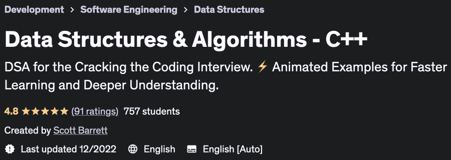 C++ DSA Made Visual --> Learn from Engaging Animations” width=”900″ height=”321″  /></p>
<h3>Data Structures & Algorithms – C++ course introduction video</h3>
<h3>Installation guide</h3>
<p>After Extract, view with your favorite Player.</p>
<p>English subtitle</p>
<p>Quality: 720p</p>
<h3>download link</h3>
<p><a href=