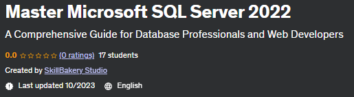 Master Microsoft SQL Server 2022