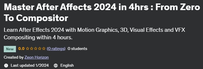 Master After Effects 2024 in 4hrs _ From Zero To Compositor