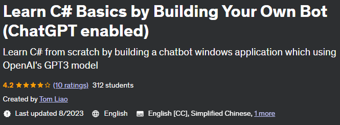 Learn C# Basics by Building Your Own Bot (ChatGPT enabled)