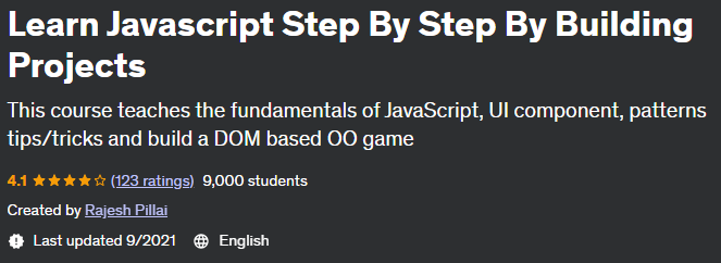 Learn Javascript Step By Step By Building Projects