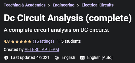Dc Circuit Analysis (complete)