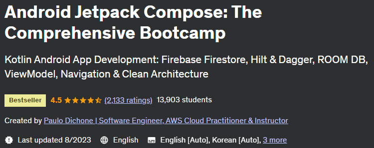 Android Jetpack Compose The Comprehensive Bootcamp