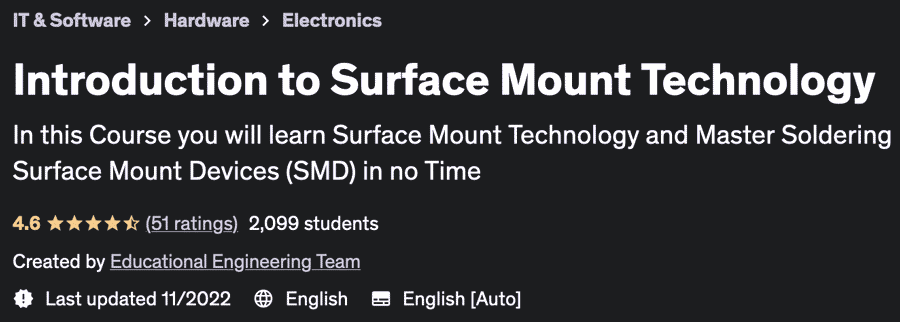 Introduction to Surface Mount Technology