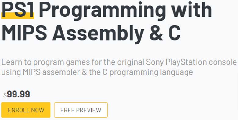 PS1 Programming with MIPS Assembly & C