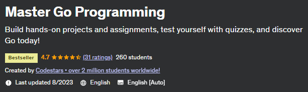 Master Go Programming