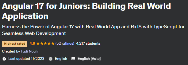 Angular 17 for Juniors: Building Real World Applications