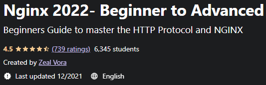Nginx 2021 - Beginner to Advanced
