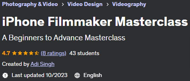 iPhone Filmmaker Masterclass