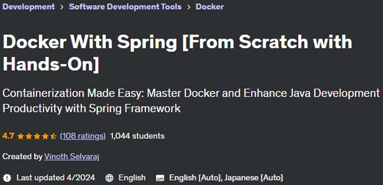 Docker With Spring (From Scratch with Hands-On)