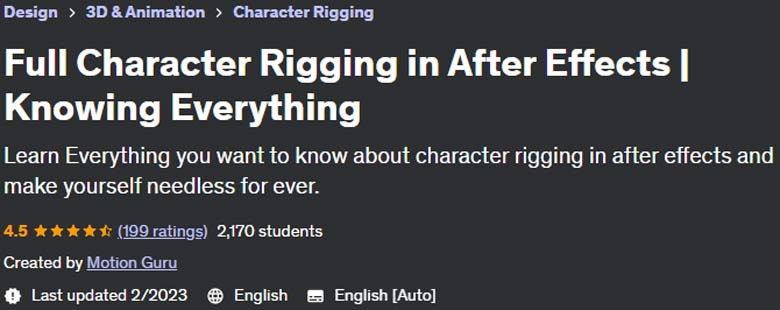 Full Character Rigging in After Effects |  Knowing Everything