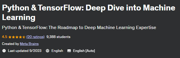 Python & TensorFlow: Deep Dive into Machine Learning