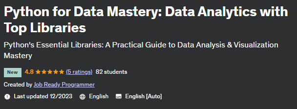 Python for Data Mastery: Data Analytics with Top Libraries