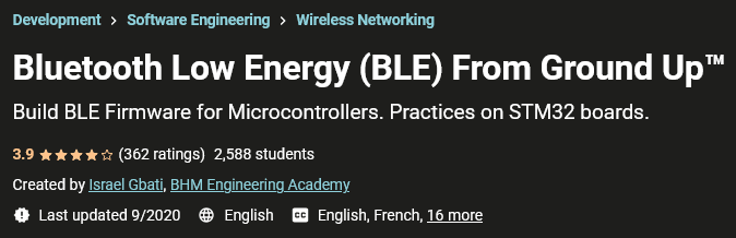 Bluetooth Low Energy (BLE) From Ground Up