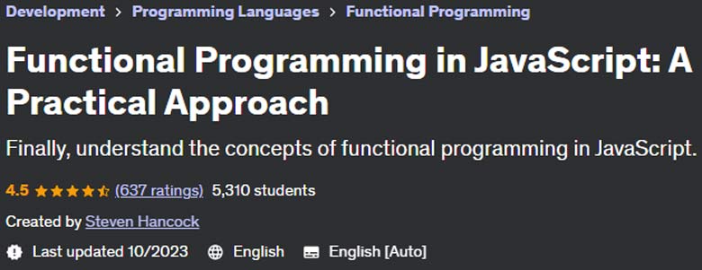 Functional Programming in JavaScript: A Practical Approach 
